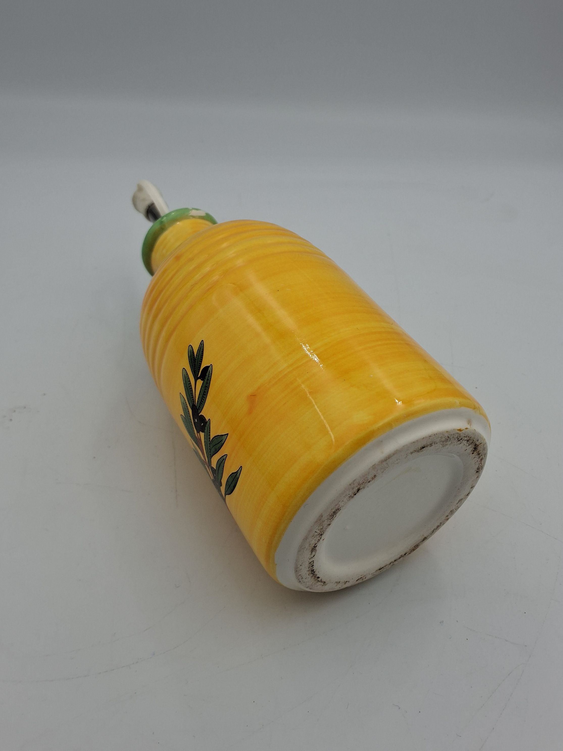 Eddike/vinaigre flaske i keramik